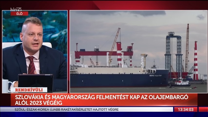 Szlovákia és Magyarország felmentést kap az olajembargó alól 2023 végéig