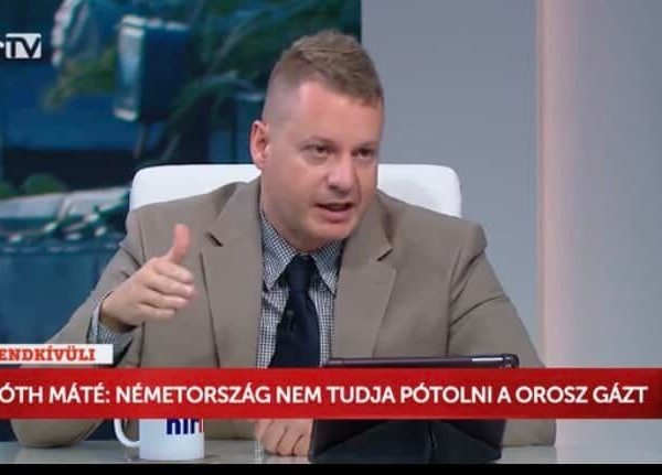Dr. Tóth Máté: Németország nem tudja pótolni az orosz gázt