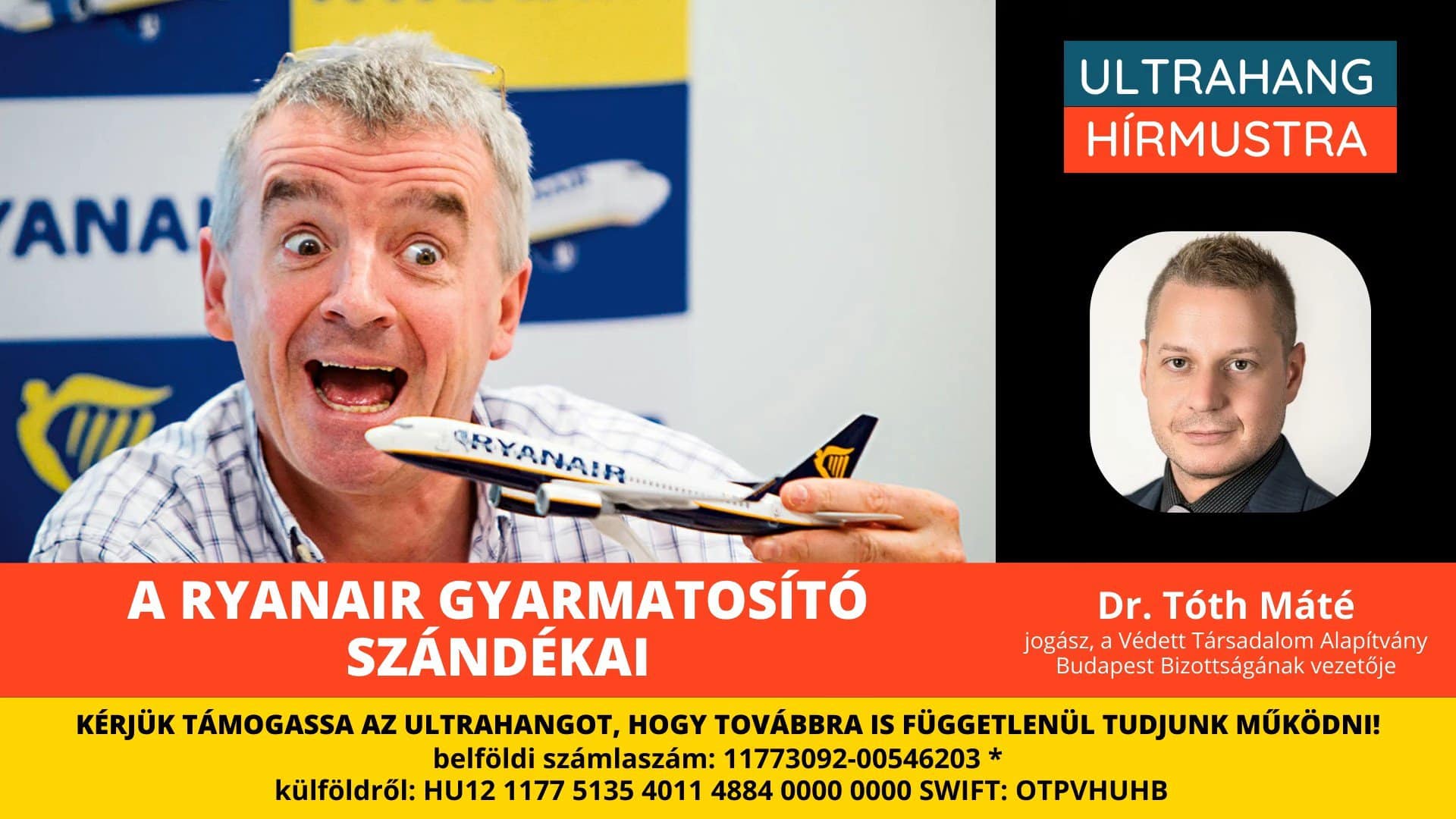 A Ryanair vita háttere - dr. Tóth Máté