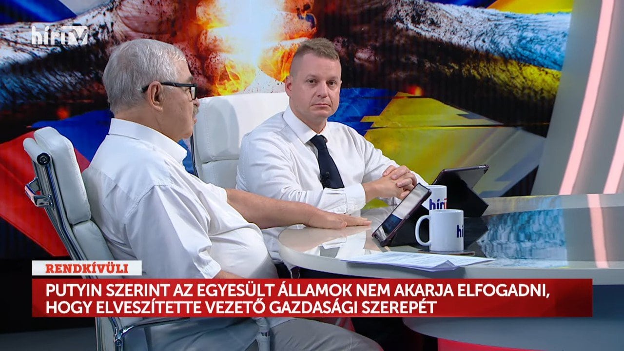 Putyin szerint az USA nem akarja elfogadni, hogy elveszítette vezető gazdasági szerepét