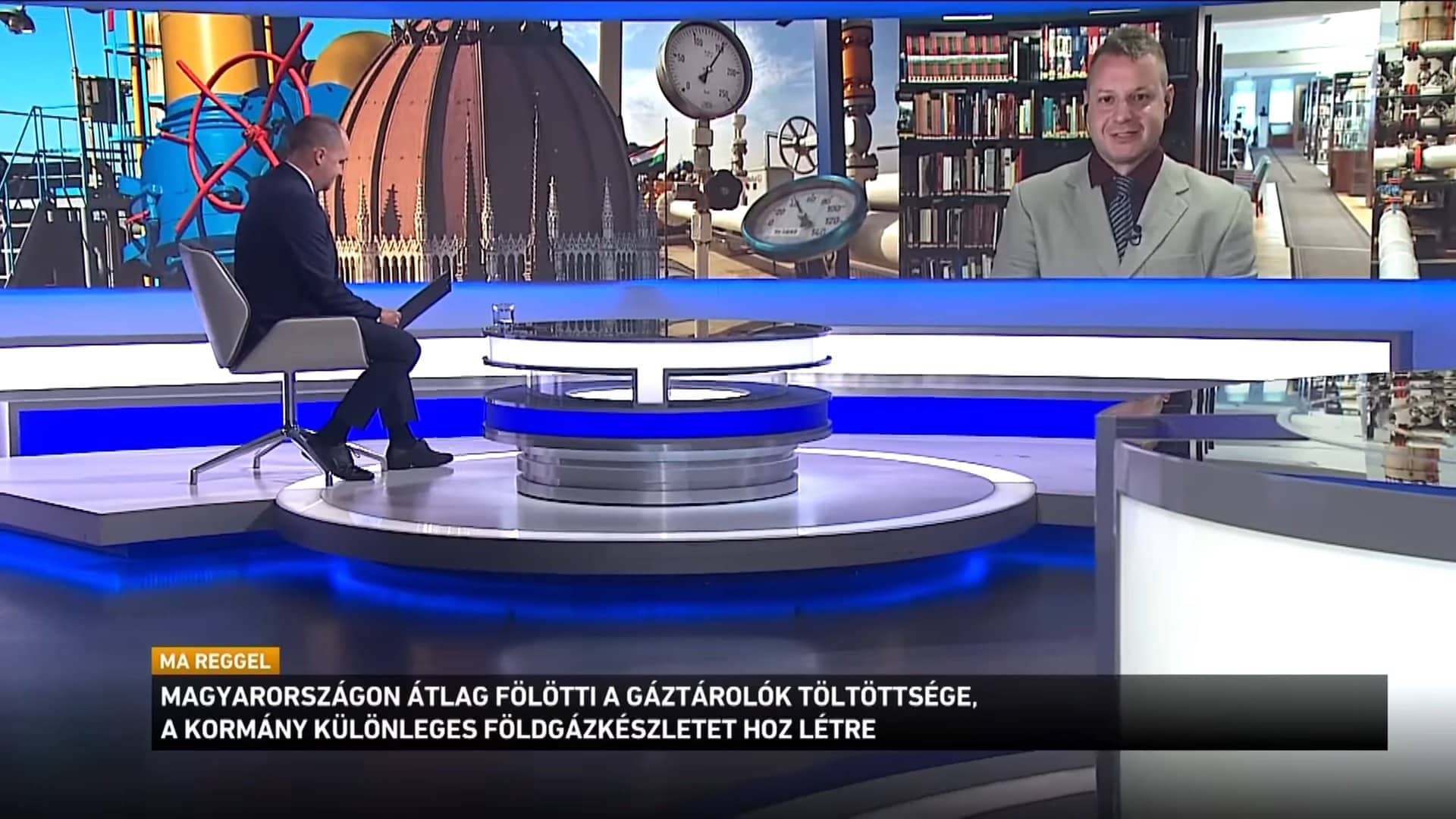 Magyarországon átlag fölötti a gáztárolók töltöttsége, a kormány különleges földgázkészletet hoz létre