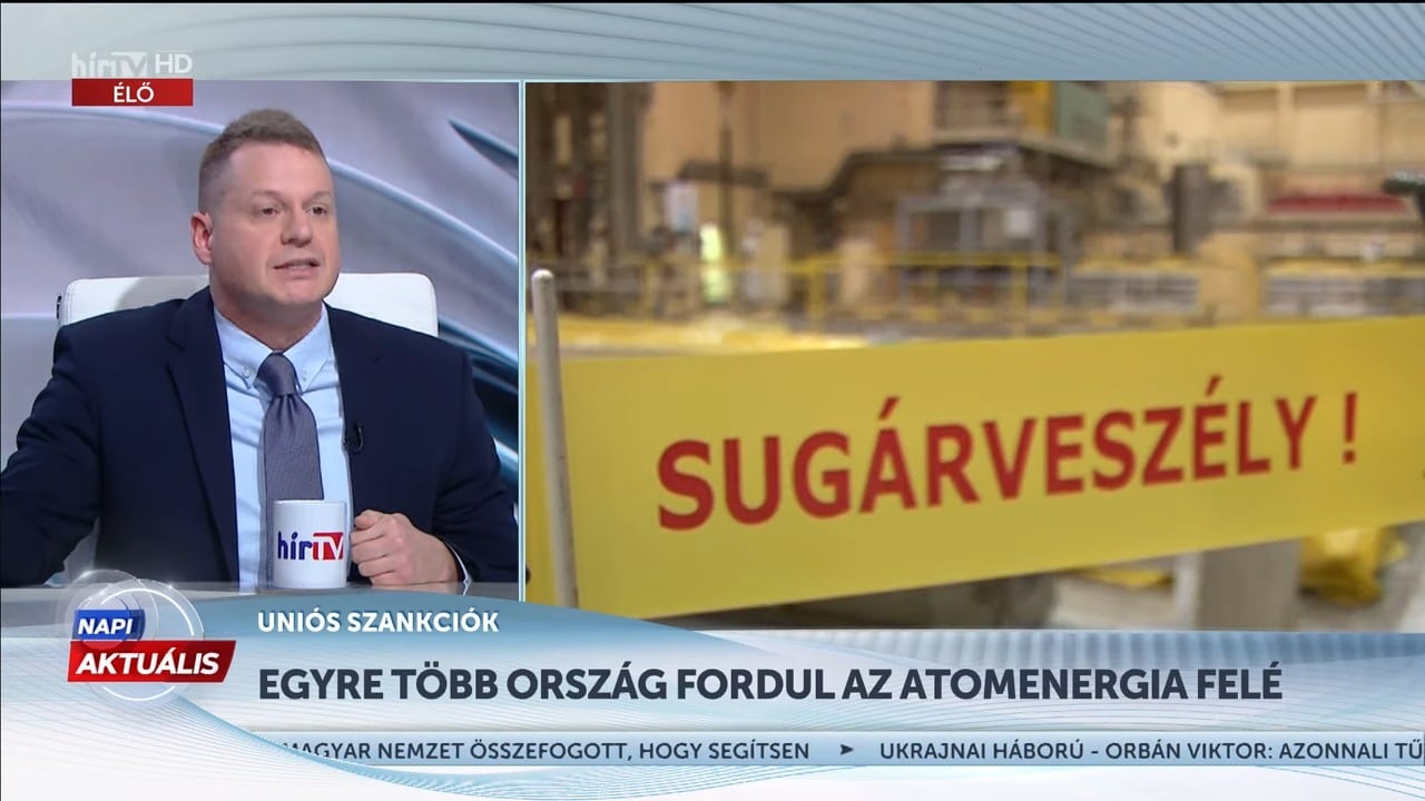 Tóth Máté: Egyre több ország fordul az atomenergia felé